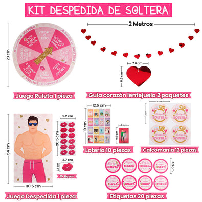Fantasías Miguel Art.10011 Kit Despedida De Soltera  1pz
