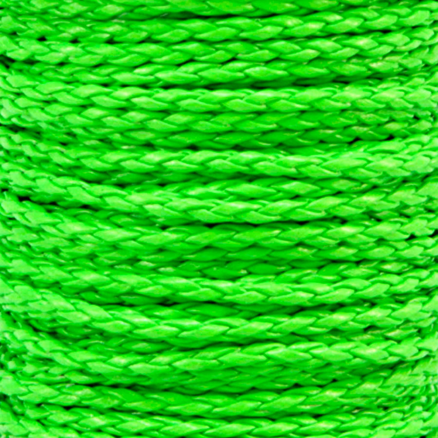 CORDON TRENSADO NEON CARR/30M color Verde Neon