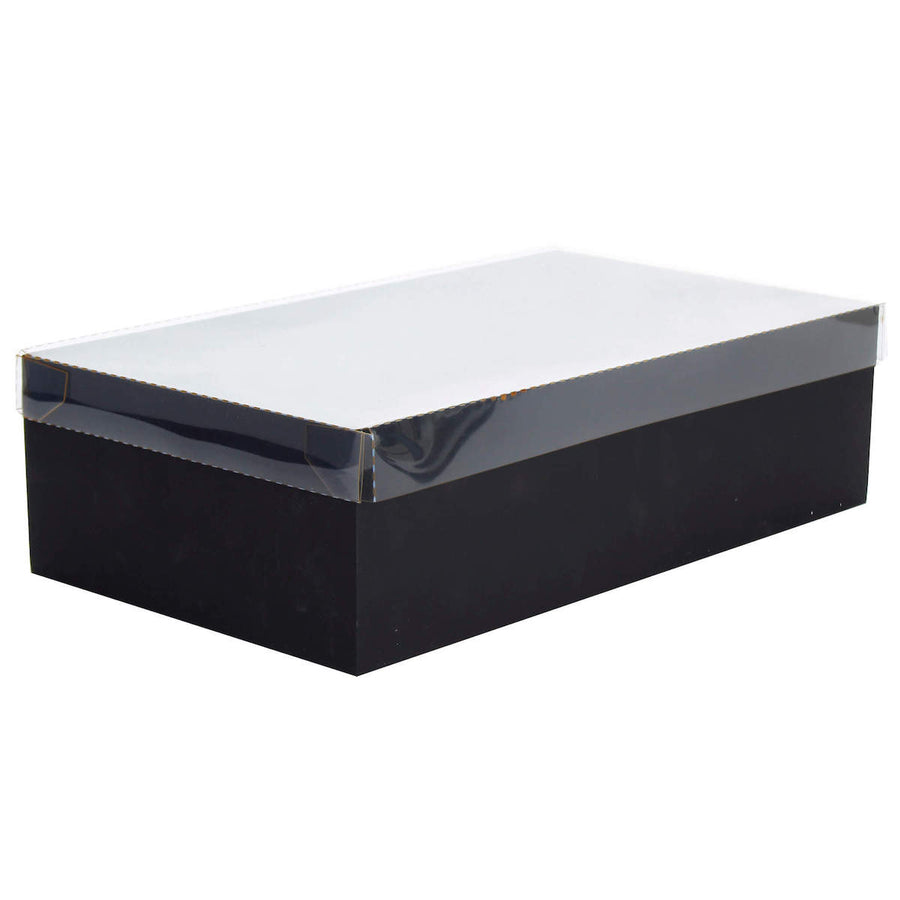 Art.10337 Caja C/Tapa Tran10x35x20cm Ngr