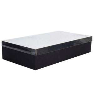 Art.10346 Caja C/Tapa Tran10x45x25cm Ngr
