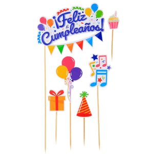 Art.10372 Adorno Pick Feliz Cumpleaños