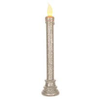 Art.10458 Velas Diamat 25cm C/Luz B/2pza