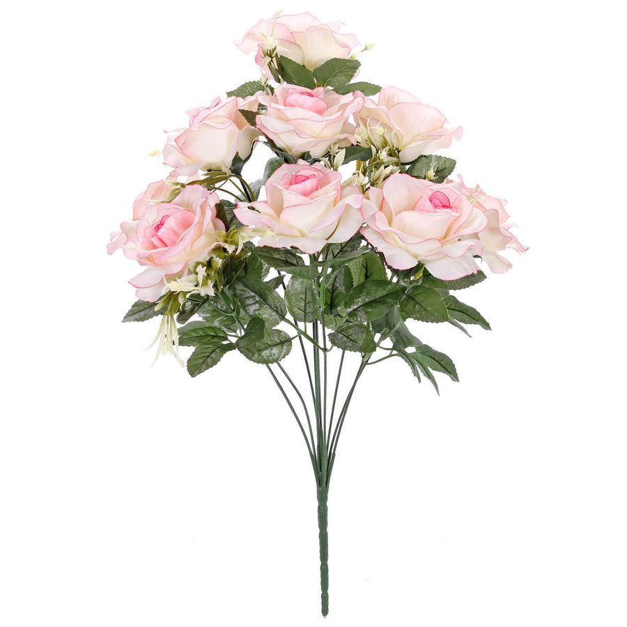 Art.10481 Ramo Rosa C/Follaje  X9