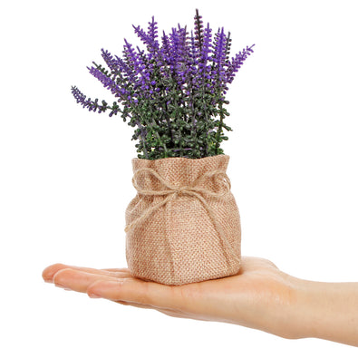 Fantasías Miguel Art.10544 Planta Base De Yute 17.5cm 1pz