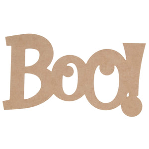 Art.10667 Letrero Boo 19x35cm