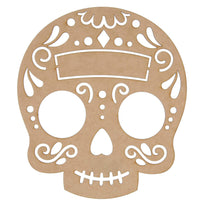 Art.10694 Calavera Calada 25x22cm