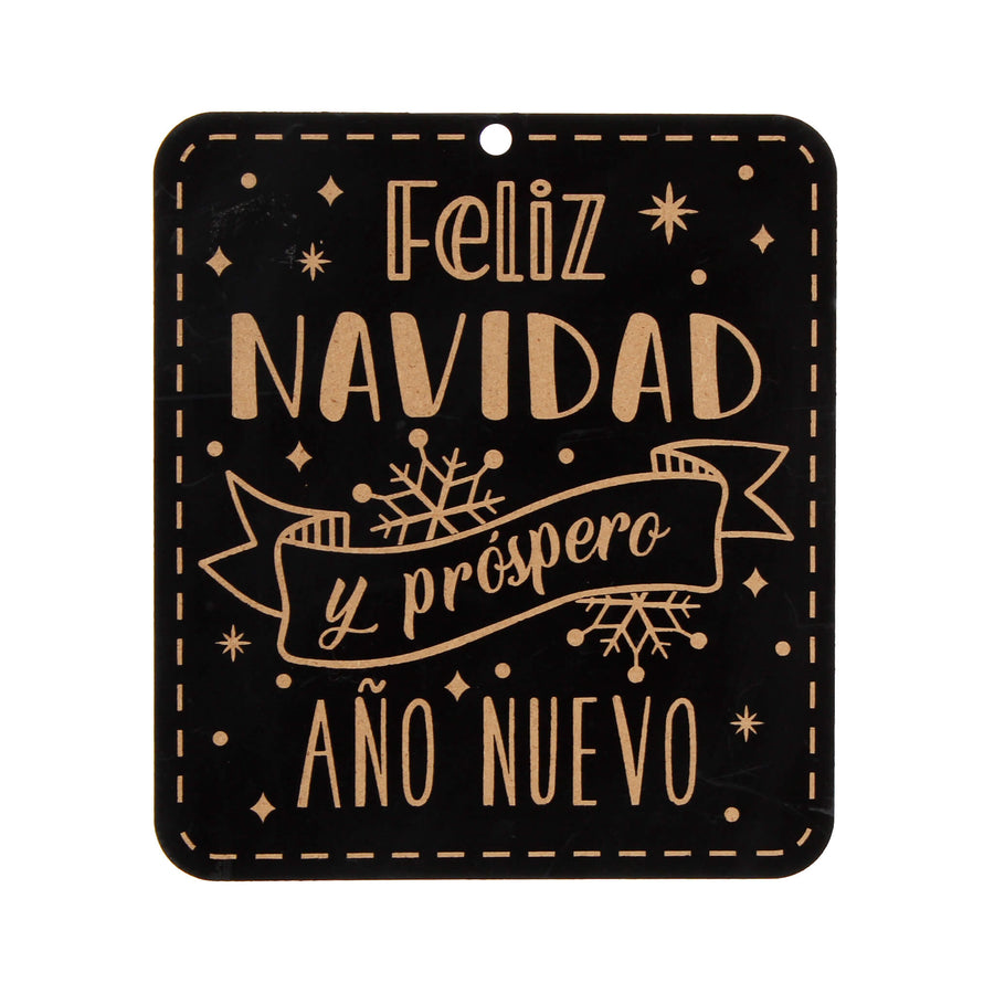 Art.10822 Letrero Navidad Negro 29cm