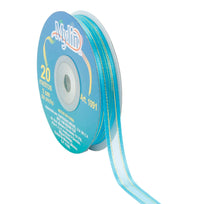 Art.1091 Listón Organza Satín Con Cordón Metálico