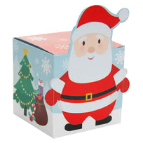 Art.10973 Caja Cubo Santa 8x6x5cm B/4pz