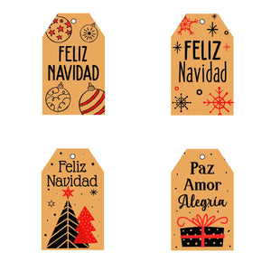 Art.10990 Tar Navidad Surt 6.5x4cm B/20p