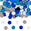 Fantasías Miguel Art.10995 Lentejuela Decorativa Redonda 10mm 10g Azul Multi
