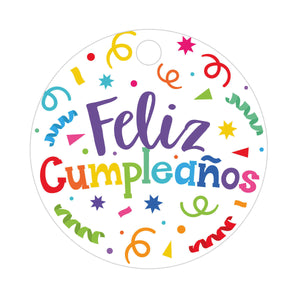 Art.11162 Tarj Feliz Cumple 3.5cm 24pz