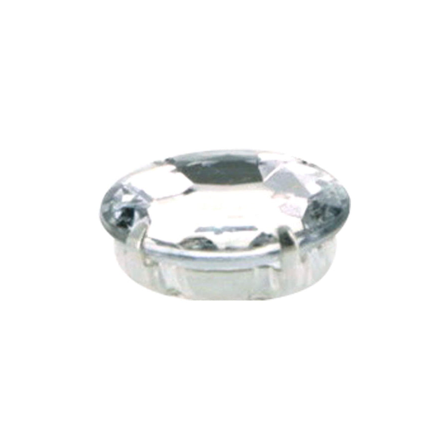Art.11255 Piedra Acrílica Con Casquillo Oval