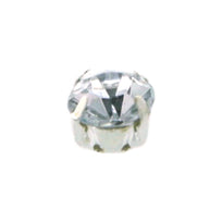 Art.11319 Piedra Acrílica Con Casquillo Redondo
