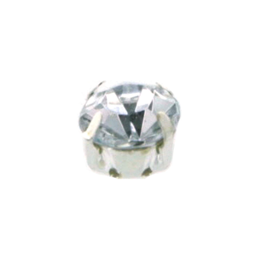 Art.11319 Piedra Acrílica Con Casquillo Redondo