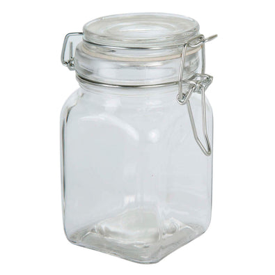 Fantasías Miguel Art.11421 Frasco Con Tapa Clip Metálico aprox 270ml 12x8.5x6.5cm 1pz