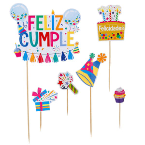 Art.11465 Ador Pick Feliz Cumple B/6pz