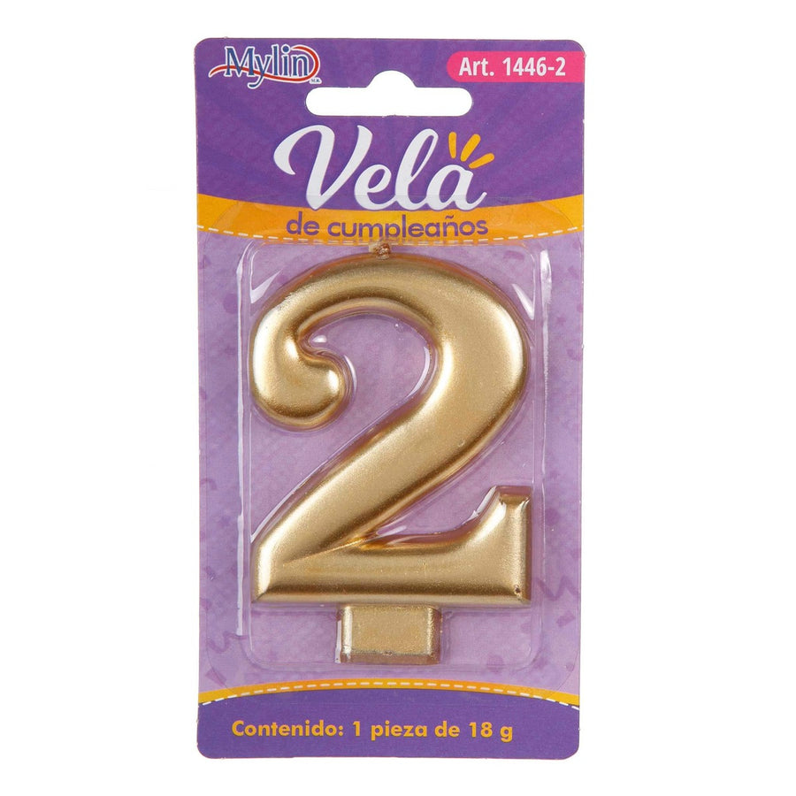 Art.1446 Vela Cumpleaños Número Oro