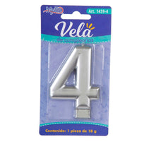 Art.1459 Vela Cumpleaños Número Plata