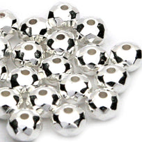 Art.1604 Cuenta Rondel Facetado Oro/Plata