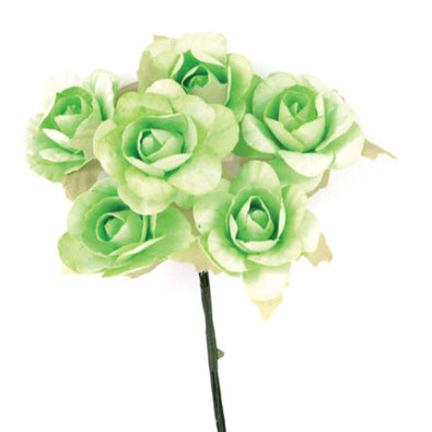 Fantasías Miguel Art.165 Ramito X6 Flores De Papel 10cm 1pz