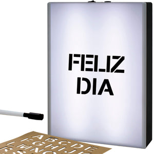 Art.1702 Anuncio Luminoso Con Plantilla