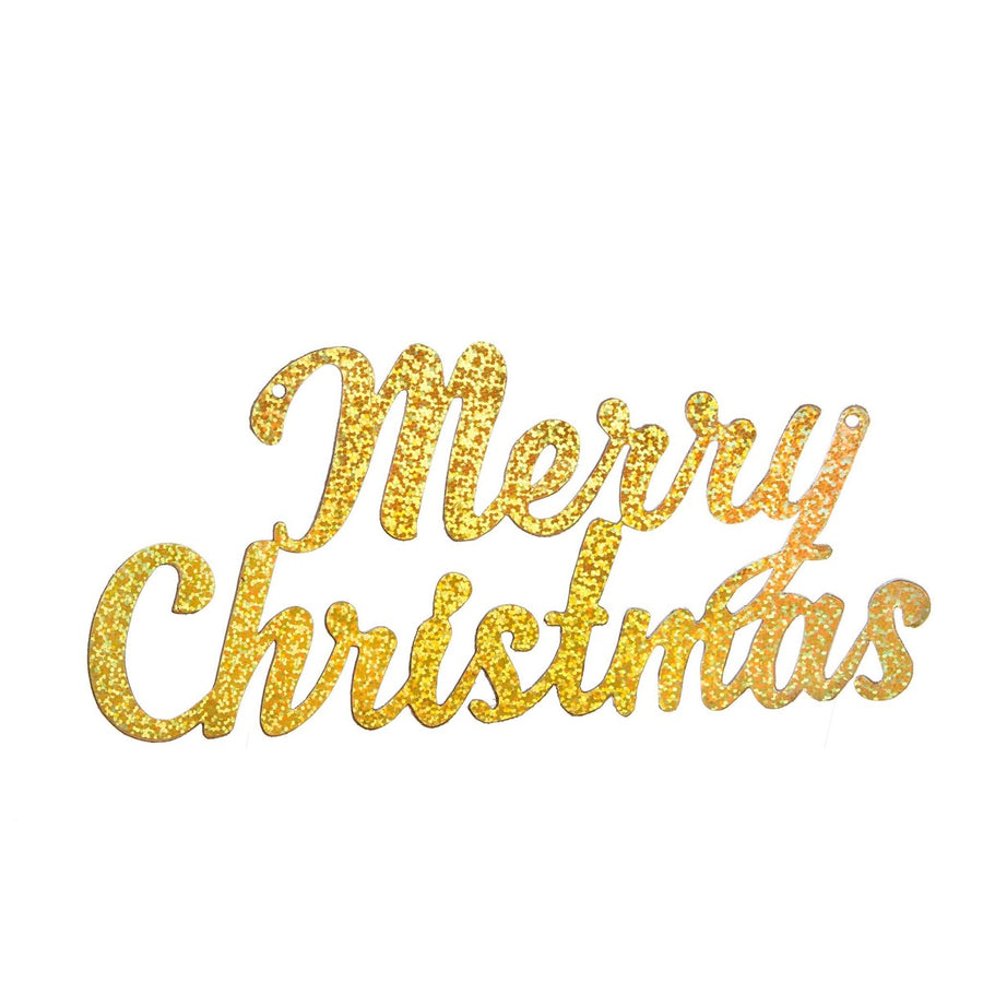 Art.2159 Letrero Merry Christmas Metalizado