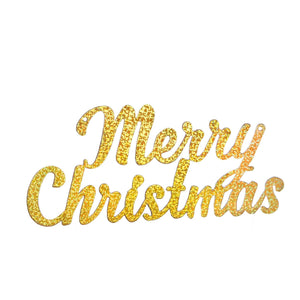 Art.2159 Letrero Merry Christmas Metalizado