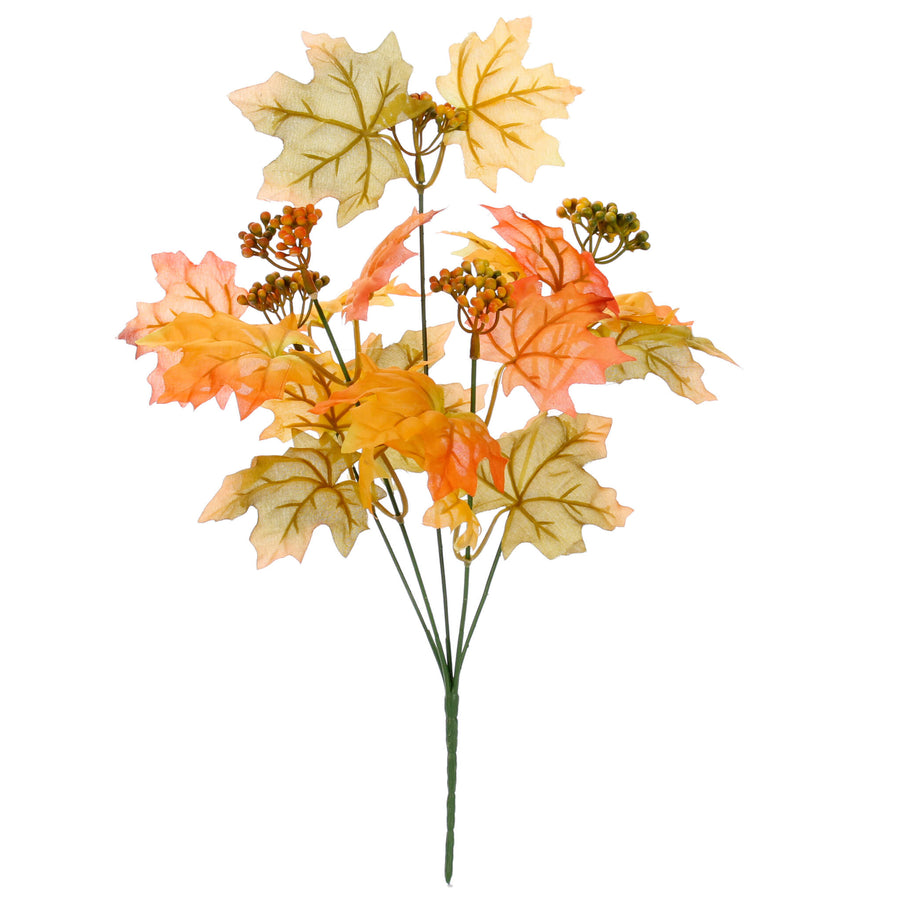 Art.232 Ramo Otoñal Hoja De Maple X5
