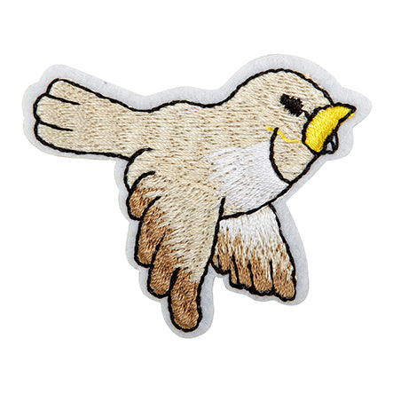 Art.2501 Aplicación Bordada Para Planchar Pájaro