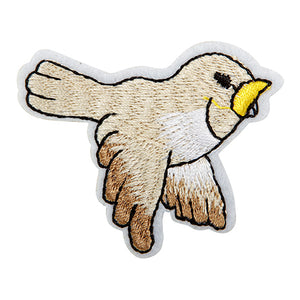 Art.2501 Aplicación Bordada Para Planchar Pájaro