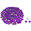 Fantasías Miguel Art.2503 Piedra Para Coser Redonda 8mm 100pz Morado