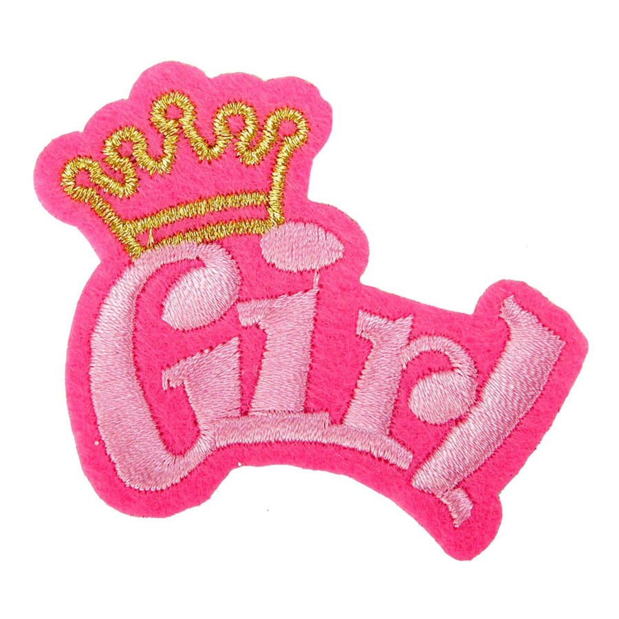 Art.2704 Aplicación Bordada Para Planchar Girl