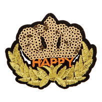 Art.2721 Aplicación Bordada Para Planchar Corona