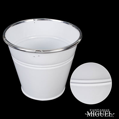Fantasías Miguel Art.2757 Base Metal Orilla Plata 10x11.5cm 1pz