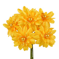 Art.2937 Flor Grande Margarita Con Pistilo X6 Flores