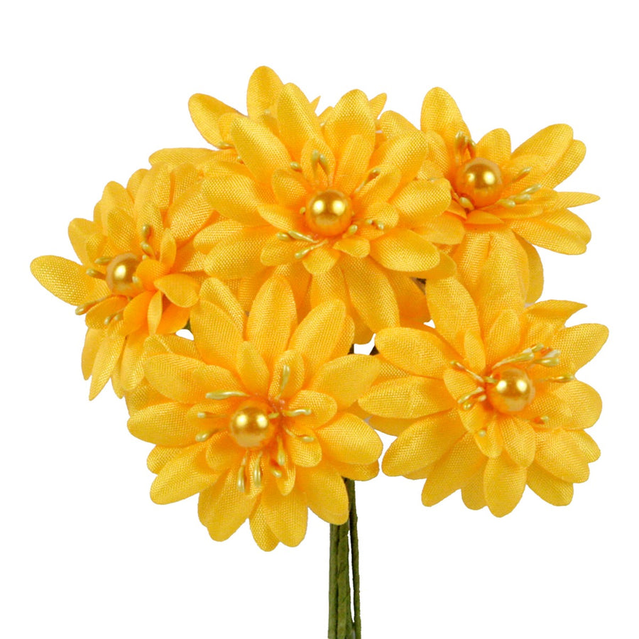 Art.2937 Flor Grande Margarita Con Pistilo X6 Flores