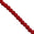 Fantasías Miguel Art.3141 Cuenta Redonda Caucho 10mm Hilo 41cm (aprox 43pz) Rojo