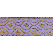 Art.3521 Listón Organza Con Diamantina