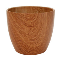 Art.3544 Base Cerámica Acabado Madera 14x16x11cm 1pz