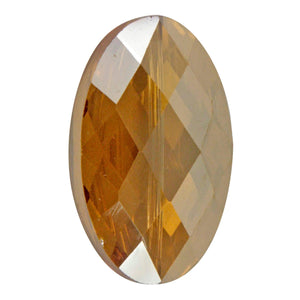 Art.4136 Cristal Facetado Oval