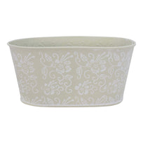 Art.4247 Base Metálica Floreada Oval