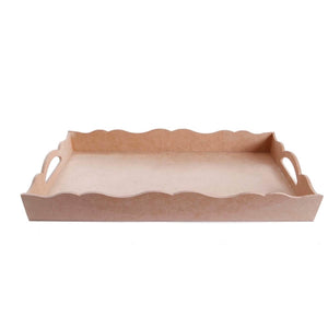 Art.4419 Charola Con Ondas Rectangular