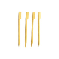 Art.4534 Palitos De Bamboo Con Bandera