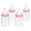 Fantasías Miguel Art.4627 Botella Dulcero 9x4cm 4pz Rosa Claro