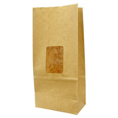 Fantasías Miguel Art.4728 Bolsa Papel Plástico Con Ventana 20x9x6cm 12pz