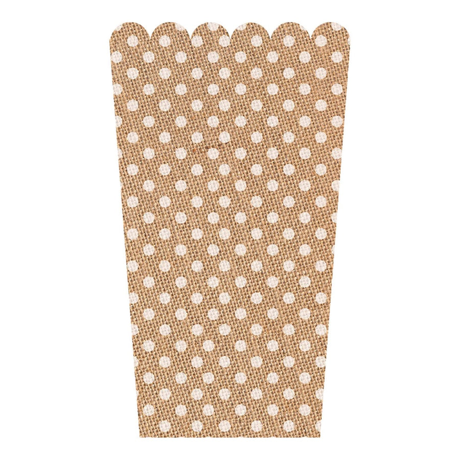 Art.4901 Caja De Palomitas Yute Con Puntos