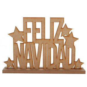Art.491 Letrero Feliz Navidad 24cm