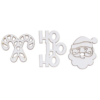 Art.5016 Figuras De Navidad Blanco