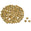 Fantasías Miguel Art.5168 Cuenta Facetada Color Ab 12mm 100pz Oro